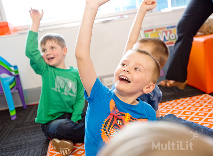Children interacting